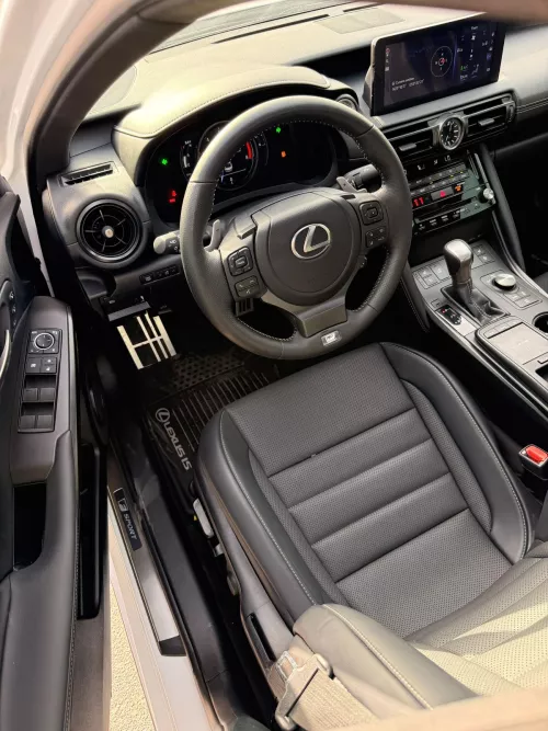 Lexus IS 350 3.5L Petrol 2025 Model Year White Color Exterior 