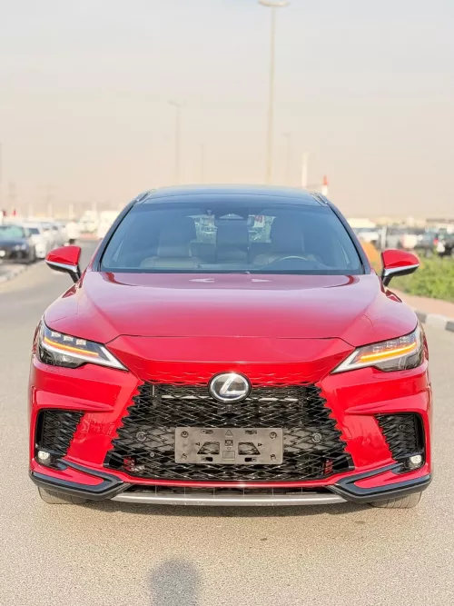Lexus RX350H 2.5L Petrol 2024 Model Year Red Color Exterior 