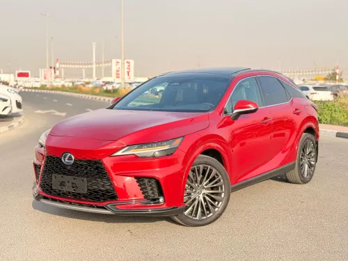 Lexus RX350H 2.5L Petrol 2024 Model Year Red Color Exterior 