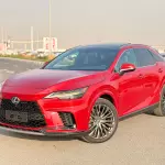 Lexus RX350H 2.5L Petrol 2024 Model Year Red Color Exterior  - Thumbnail 1