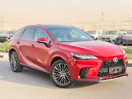Lexus RX350H 2.5L Petrol 2024 Model Year Red Color Exterior 