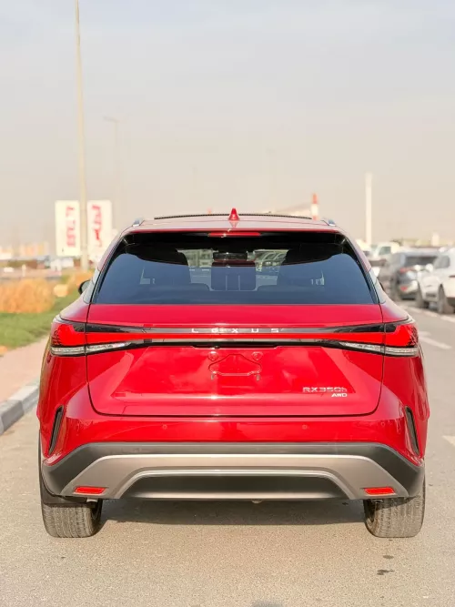 Lexus RX350H 2.5L Petrol 2024 Model Year Red Color Exterior 