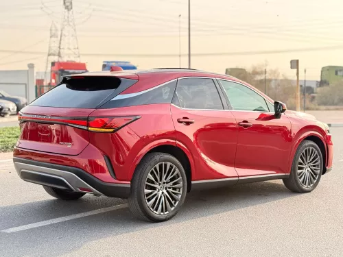 Lexus RX350H 2.5L Petrol 2024 Model Year Red Color Exterior 