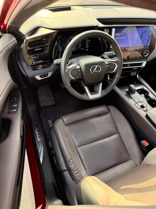 Lexus RX350H 2.5L Petrol 2024 Model Year Red Color Exterior 
