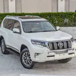 Toyota Prado GXR 4.0L Petrol 2018 Model Year White Color Exterior  - Thumbnail 1