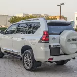 Toyota Prado GXR 4.0L Petrol 2018 Model Year White Color Exterior  - Thumbnail 4