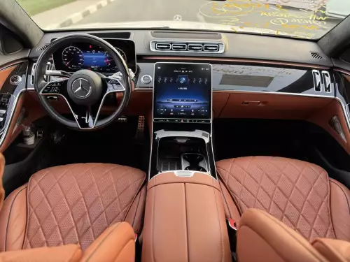 Mercedes-Benz S500 3.0L Petrol 2021 Model Year White Color Exterior