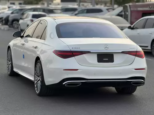 Mercedes-Benz S500 3.0L Petrol 2021 Model Year White Color Exterior