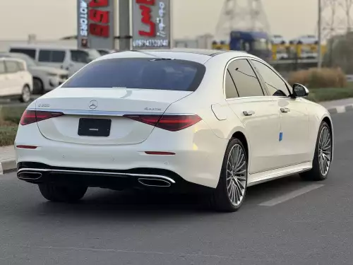 Mercedes-Benz S500 3.0L Petrol 2021 Model Year White Color Exterior