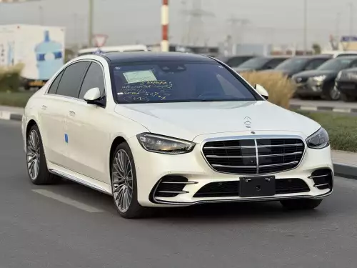 Mercedes-Benz S500 3.0L Petrol 2021 Model Year White Color Exterior