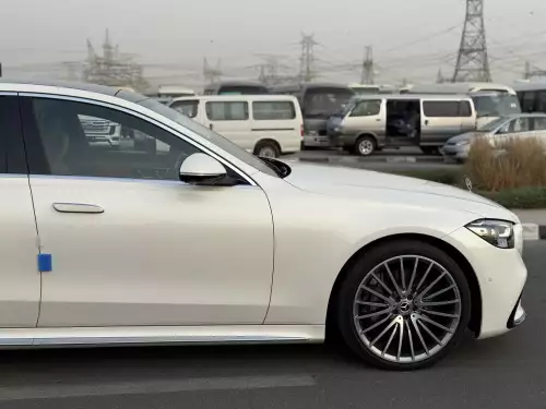 Mercedes-Benz S500 3.0L Petrol 2021 Model Year White Color Exterior