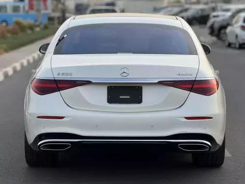Mercedes-Benz S500 3.0L Petrol 2021 Model Year White Color Exterior