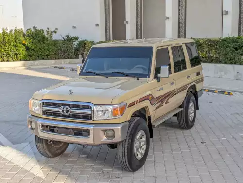 Toyota Land Cruiser Hard Top 76 Series 4.5L Diesel 2012 Model Year Beige Color Exterior 