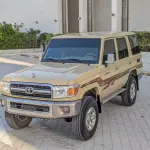Toyota Land Cruiser Hard Top 76 Series 4.5L Diesel 2012 Model Year Beige Color Exterior  - Thumbnail 2