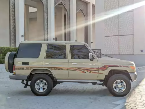 Toyota Land Cruiser Hard Top 76 Series 4.5L Diesel 2012 Model Year Beige Color Exterior 