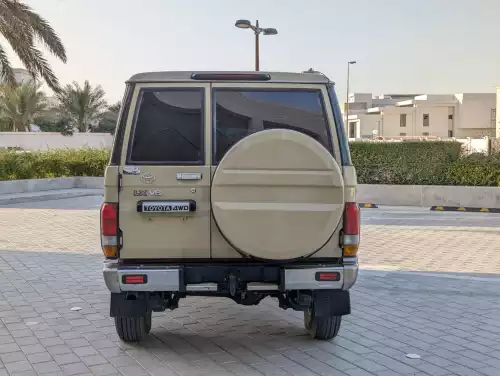 Toyota Land Cruiser Hard Top 76 Series 4.5L Diesel 2012 Model Year Beige Color Exterior 