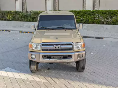 Toyota Land Cruiser Hard Top 76 Series 4.5L Diesel 2012 Model Year Beige Color Exterior 