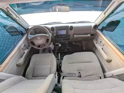 Toyota Land Cruiser Hard Top 76 Series 4.5L Diesel 2012 Model Year Beige Color Exterior 