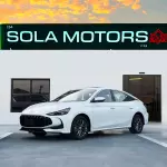 MG 5 Luxury 1.5L Petrol 2025 Model Year White Color Exterior - Thumbnail 1