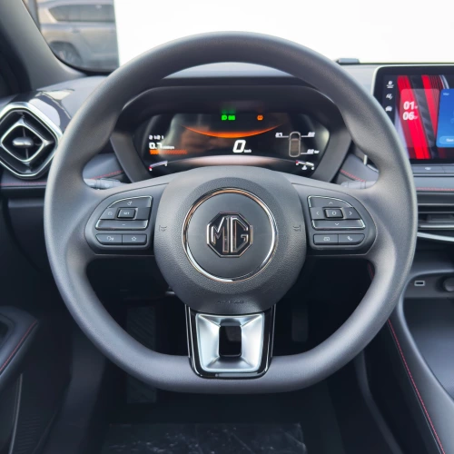 MG 5 Luxury 1.5L Petrol 2025 Model Year White Color Exterior