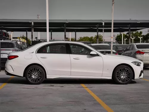 Mercedes-Benz C200 L 1.5L Petrol 2025 Model Year White Color Exterior