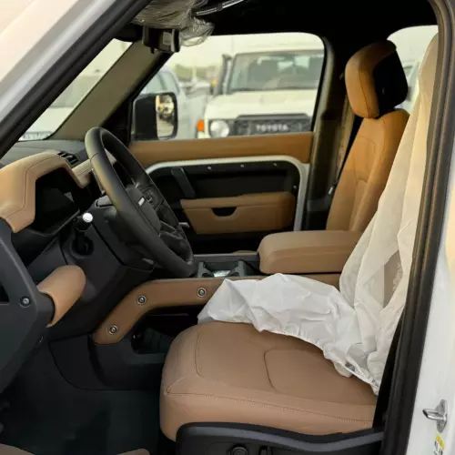 Land Rover Defender 110 S 3.0L Petrol 2025 Model Year White Color Exterior