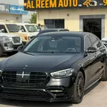 Mercedes-Benz S580 4 Matic 4.0L Petrol 2022 Model Year Black Color Exterior - Thumbnail 2