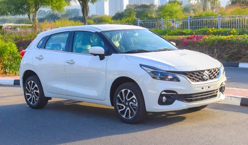 Suzuki Baleno GLX 1.5L Petrol 2026 Model Year White Color Exterior 