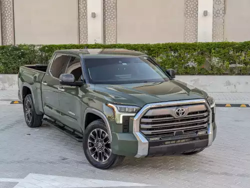 Toyota Tundra Limited 3.4L Petrol 2022 Model Year Green Color Exterior 