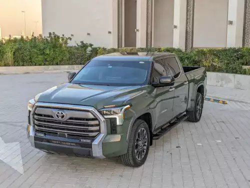 Toyota Tundra Limited 3.4L Petrol 2022 Model Year Green Color Exterior 