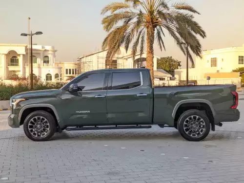 Toyota Tundra Limited 3.4L Petrol 2022 Model Year Green Color Exterior 