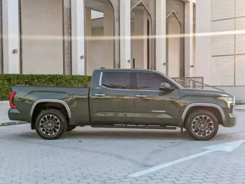 Toyota Tundra Limited 3.4L Petrol 2022 Model Year Green Color Exterior 