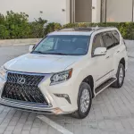 Lexus GX460 Full Option 4.6L Petrol 2016 Model Year White Color Exterior  - Thumbnail 2