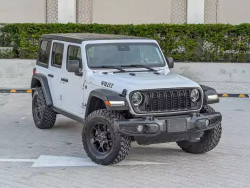 Jeep Wrangler Sport Willys 2024 Model Year silver Color Exterior 