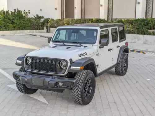 Jeep Wrangler Sport Willys 2024 Model Year silver Color Exterior 