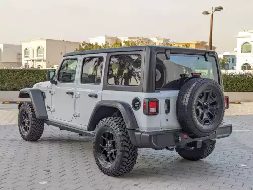 Jeep Wrangler Sport Willys 2024 Model Year silver Color Exterior 