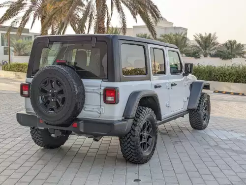 Jeep Wrangler Sport Willys 2024 Model Year silver Color Exterior 