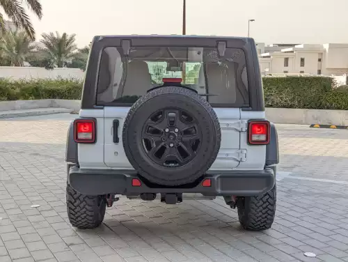 Jeep Wrangler Sport Willys 2024 Model Year silver Color Exterior 