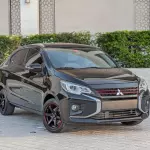 Mitsubishi Attrage 2.5L Petrol 2022 Model Year Black Color Exterior  - Thumbnail 1