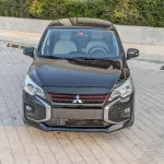 Mitsubishi Attrage 2.5L Petrol 2022 Model Year Black Color Exterior  - Thumbnail 3