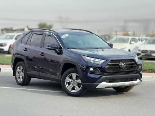 Toyota Rav4 XLE 2.5L Petrol 2023 Model Year Blue Color Exterior