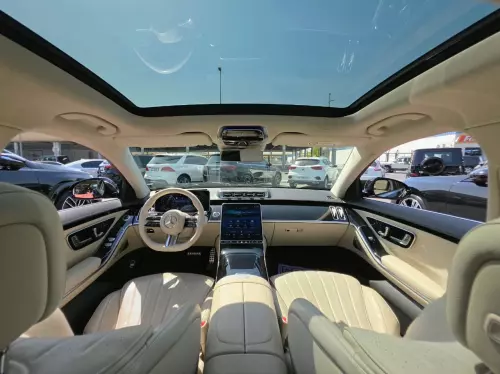Mercedes-Benz S500 3.0L Petrol 2023 Model Year Black Color Exterior