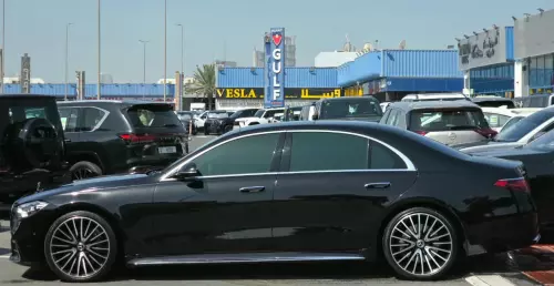 Mercedes-Benz S500 3.0L Petrol 2023 Model Year Black Color Exterior