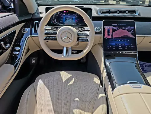 Mercedes-Benz S500 3.0L Petrol 2023 Model Year Black Color Exterior