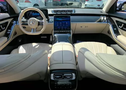 Mercedes-Benz S500 3.0L Petrol 2023 Model Year Black Color Exterior