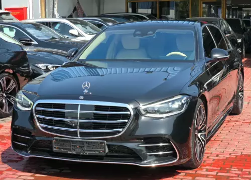 Mercedes-Benz S500 3.0L Petrol 2023 Model Year Black Color Exterior
