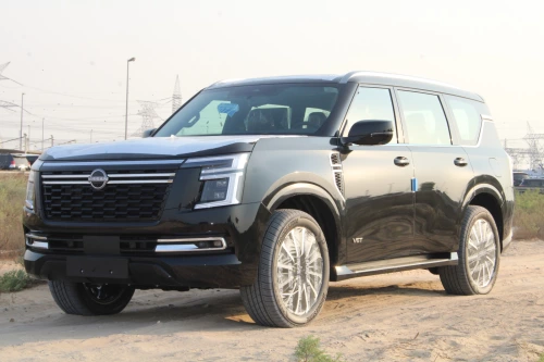 Nissan Patrol Y63 3.5L Petrol 2026 LE Platinum City - Black - Black/Red