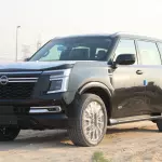Nissan Patrol Y63 3.5L Petrol 2026 LE Platinum City - Black - Black/Red - Thumbnail 1