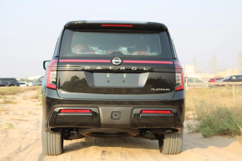 Nissan Patrol Y63 3.5L Petrol 2026 LE Platinum City - Black - Black/Red