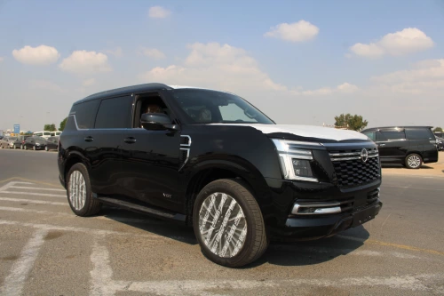 NISSAN PATROL Y63 3.5L PETROL 4WD LE PLATINUM CITY 2026 - BLACK/TAN